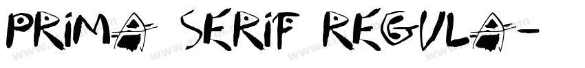 Prima Serif Regula字体转换